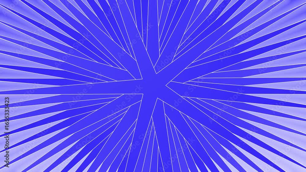 Aufkleber an energetic abstract digital artwork showcasing a striking blue and purple gradient forming a radia