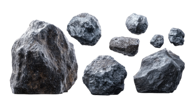 Collection of various sized rocks