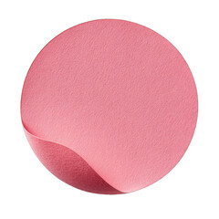 Close-up of a round, light pink cosmetic product