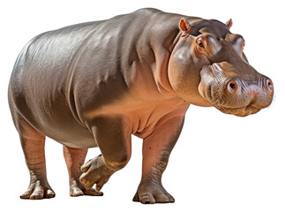 Fototapeta premium PNG Hippopotamus wildlife animal mammal.