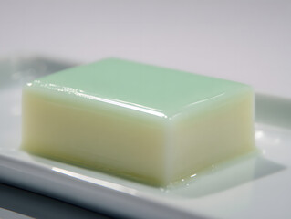 Implant-Grade Medical Silicone Surface: Pantone 14-4318 TCX Dusty Blue, 80 Shore A Hardness