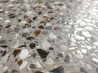Microcement Finish EN 13813: <0.2mm Limestone Aggregate, Polished Sealed Surface, Industrial Texture