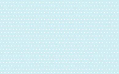 水色の水玉模様の背景素材