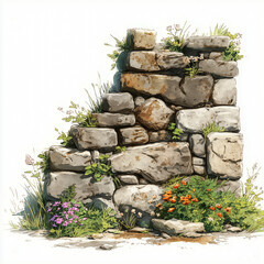 old stone wall