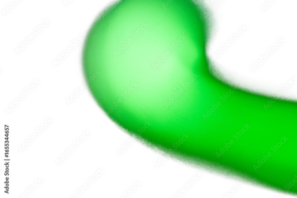 Poster abstract gradient shape element on a transparent background. glowing green color background design w