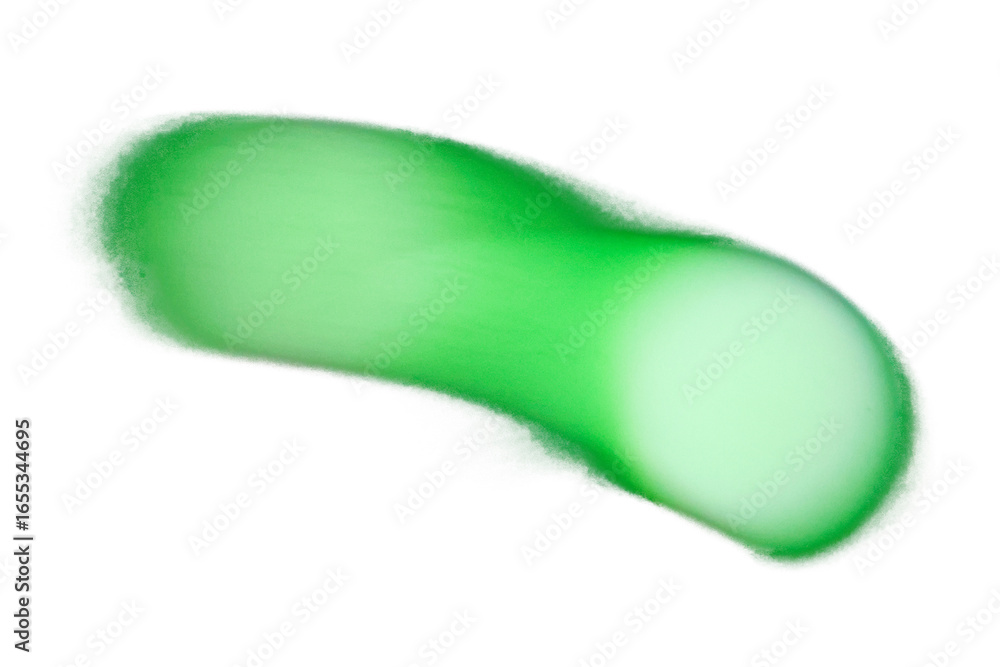 Poster abstract gradient shape element on a transparent background. glowing green color background design w