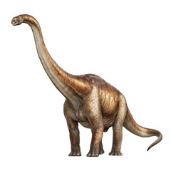 Obraz premium A long-necked dinosaur