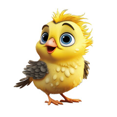 yellow cartoon bird