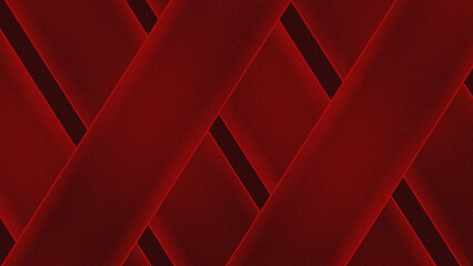 Fototapeta premium Red geometric abstract design with light effects and modern textures, futuristic, elegant and dynamic. 