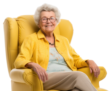 PNG Sitting chair furniture armchair.