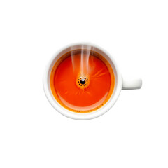 Espresso Perfection: A Steaming Cup of Rich Coffee
