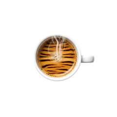 Tiger Stripe Espresso: Coffee Cup Design