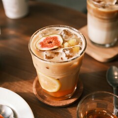 hot chocolate with ice cream