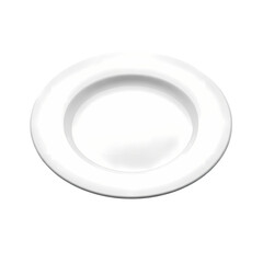 Simple White Dinner Plate: Clean, Minimalist Design for Food Photography