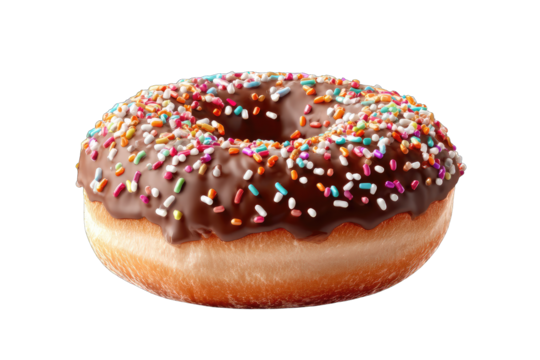 Close-up of a glazed donut