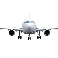 Obraz premium Airbus A320: Front View, Commercial Airplane, Aviation