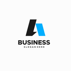 Letter A initial logo designs concept, Modern A Initial logo designs template icon