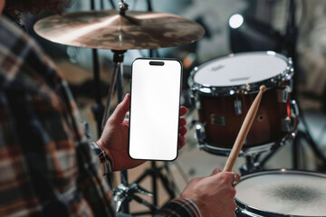 Obraz premium PNG mobile phone screen mockup, transparent design
