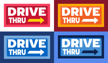 24 hours drive thru sign