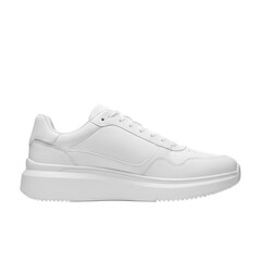 Classic White Sneakers: Minimalist Leather Shoe Design