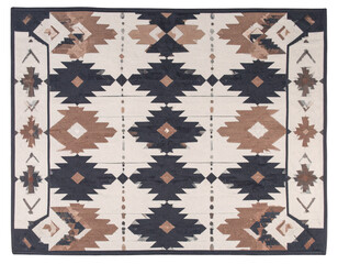 Elegant Southwestern tribal rug design with rich earthy tones for stylish home decor