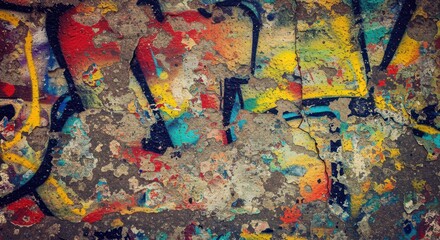 Abstract Urban Decay: Graffiti and Texture