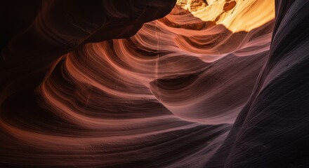 Antelope Canyon's Swirling Sands: A Symphony in Red and Orange Hues