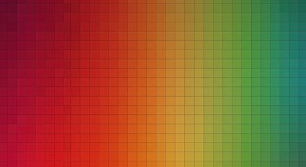 Vibrant Rainbow Grid: A Spectrum of Colors