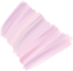 pink cotton swabs isolated on white