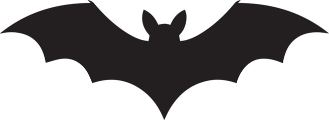 bat silhouette vector illustration for spooky design logo icon decoration editable ai eps png jpeg