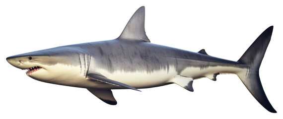 Naklejka premium PNG Great white shark animal fish