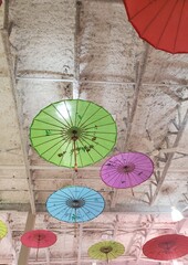 colorfull umbrellas