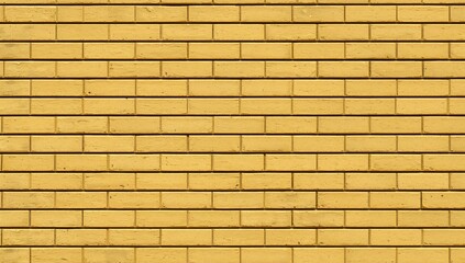 Obraz premium Seamless yellow brick wall texture pattern for backgrounds