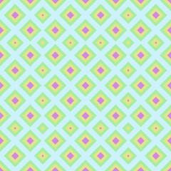 seamless geometric pattern. A retro-inspired, seamless geometric pattern featuring a repeating grid of stacked diamonds.