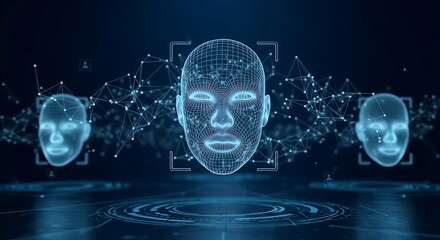 Digital face recognition technology with network connections and biometric identification