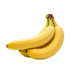 banana on white background