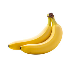 banana on white background