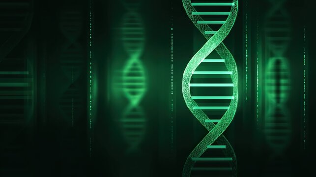 Abstract dna double helix design