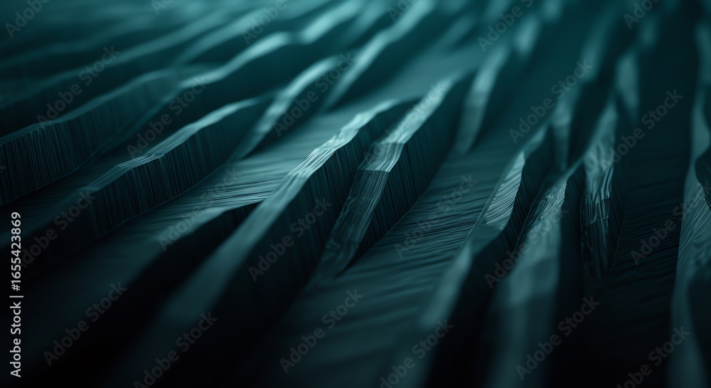 Aufkleber dark blue textured surface with angular ridges