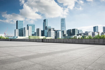 Modern Urban Skyline with Clear Skies and Fresh Perspectives