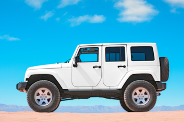 PNG four-wheel drive car mockup, off-road vehicle, transparent design