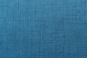 Detailed close-up of blue fabric texture