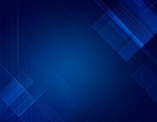 Obraz premium Abstract Blue Geometric Background Design (1)
