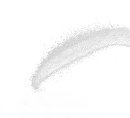 Million of black sand explosion, Photo image of falling down sands flying. Freeze shot on black...