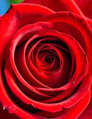 Close-up Red Rose Flower Macro Photography