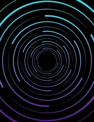 Obraz premium geometric spiral technology background design