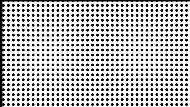 abstract animated halftone dotted retro technology background, random dots, and grids, 3d render loop animation backdrop. Animated abstract technology black background random dots and grid 4K.