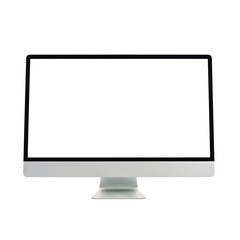 Blank Computer Screen Mockup Modern Desktop Display for Design Presentation