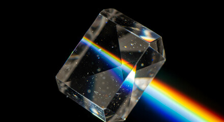 Prismatic Dispersion: A Spectrum of Light Through Crystal