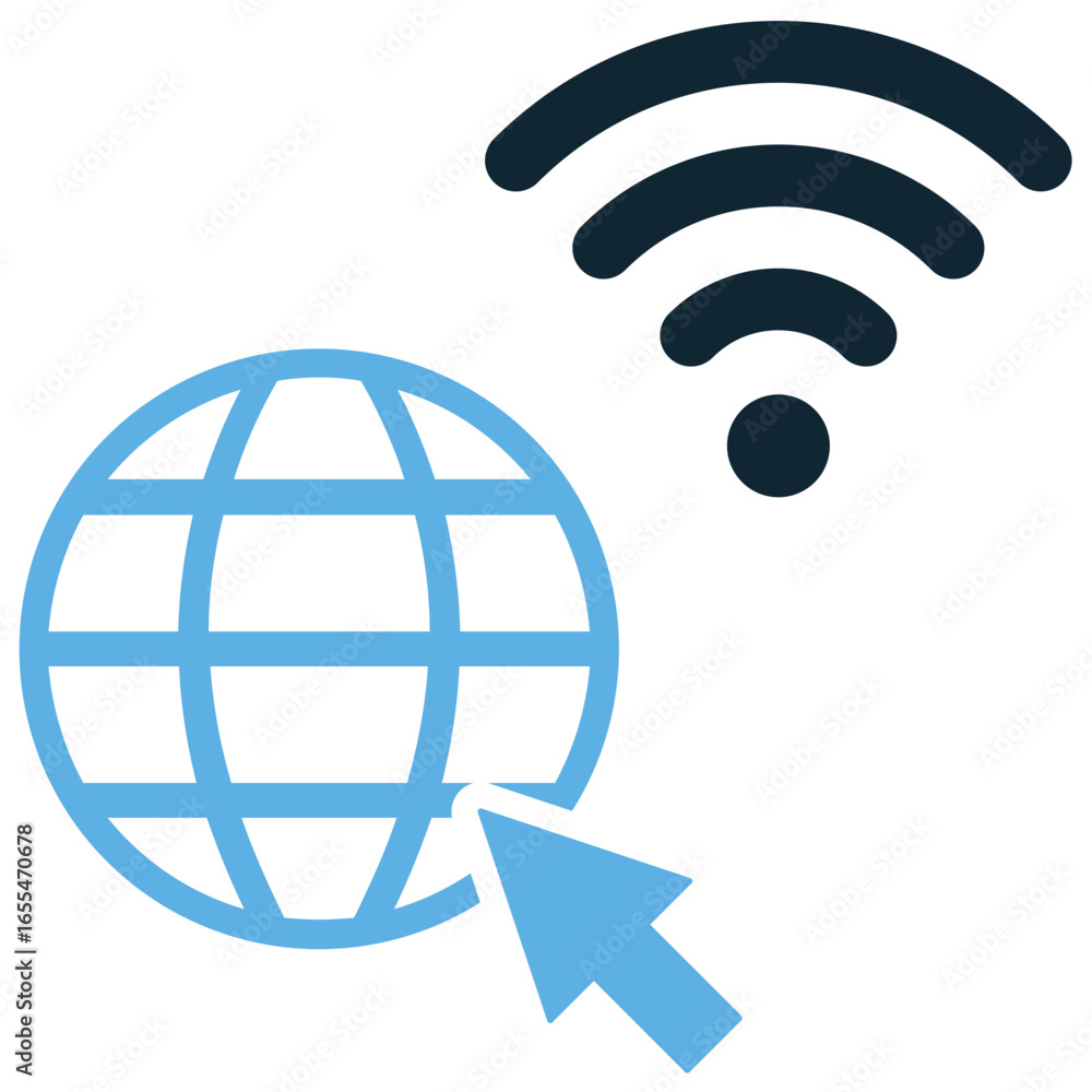 Poster internet wifi icon vector for wireless connectivity, signal, and networks. useful for illustrating h